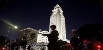 Dozens arrested as Los Angeles faces second night of curfew