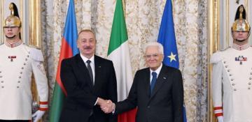 Azerbaijan’s president hails comprehensive development of interstate ties with Italy
