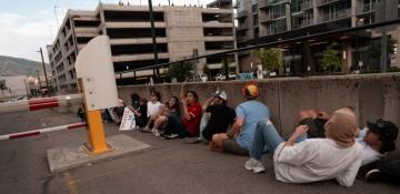 One person sustained critical injuries in a shooting during a protest march in Salt Lake City 