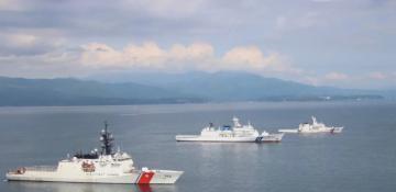 Japan holds coast guard drills with US and Philippines amid rising sea tensions 