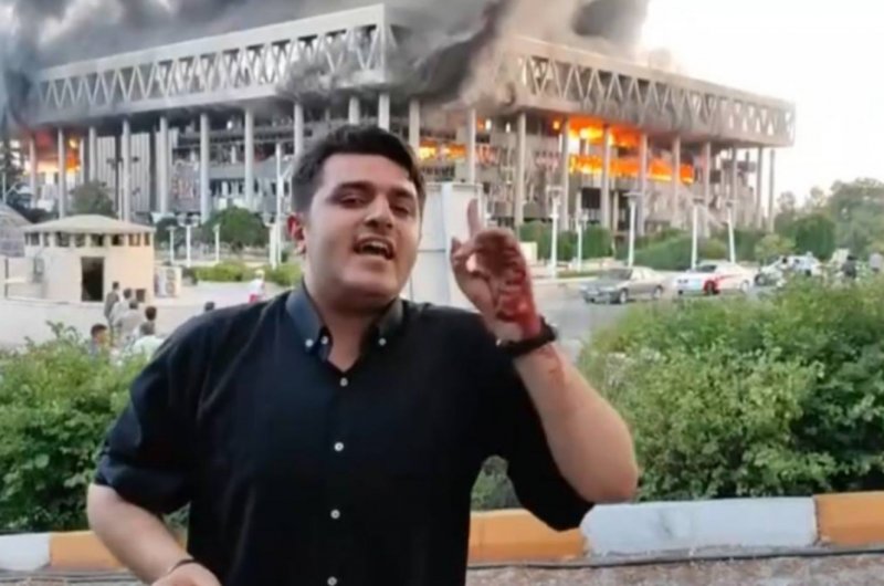 Iran state TV resumes broadcasts after Israeli strike, vows to keep airing 