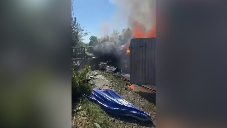 Light training plane crashes in Russia’s Tatarstan –  VIDEO 