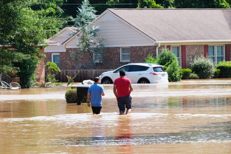 Heavy rain, flooding threaten North Carolina again following Tropical Storm Chantal