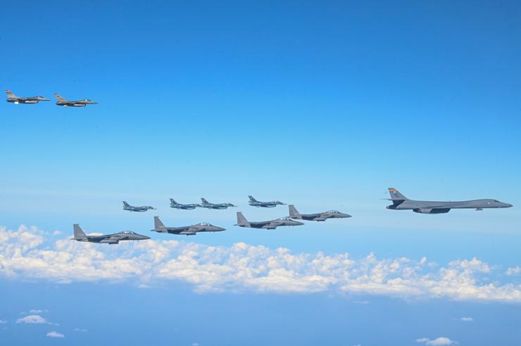 S. Korea, US, Japan conduct joint air drills involving B-52 bomber 