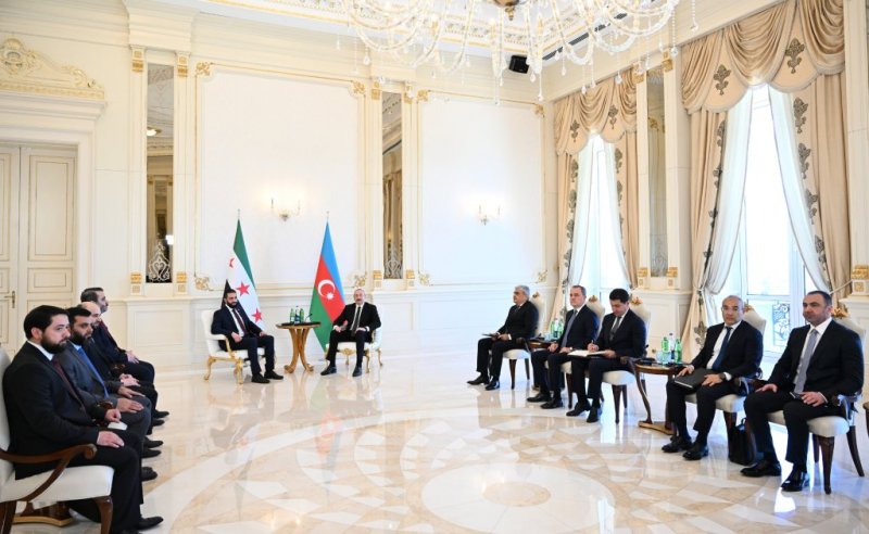 2025/07/17523-1752315189.jpg + President Aliyev holds extended meeting with Syria’s transitional president News about - President Aliyev holds extended meeting with Syria’s transitional president