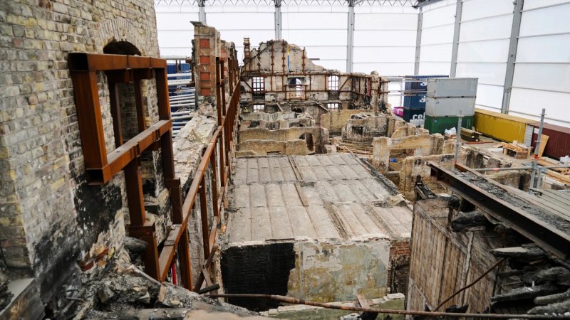 Copenhagen's historic Old Stock Exchange begins restoration after devastating fire