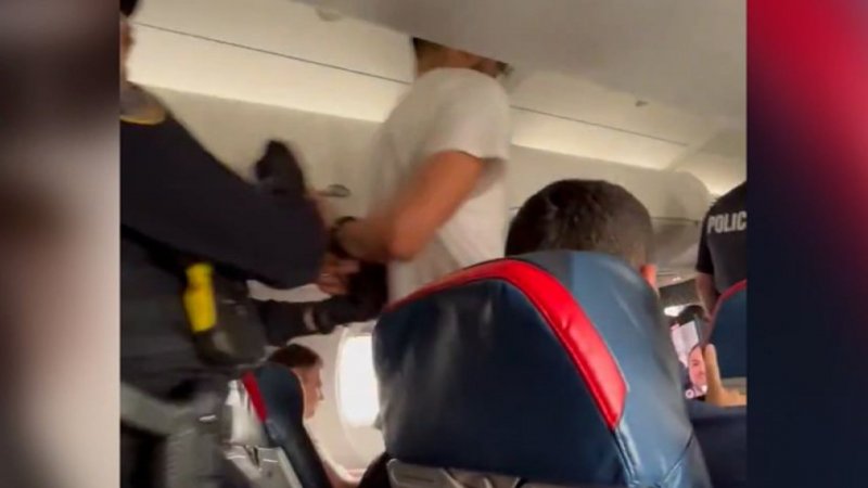 Delta connection flight makes emergency landing after passenger tries to open emergency exit