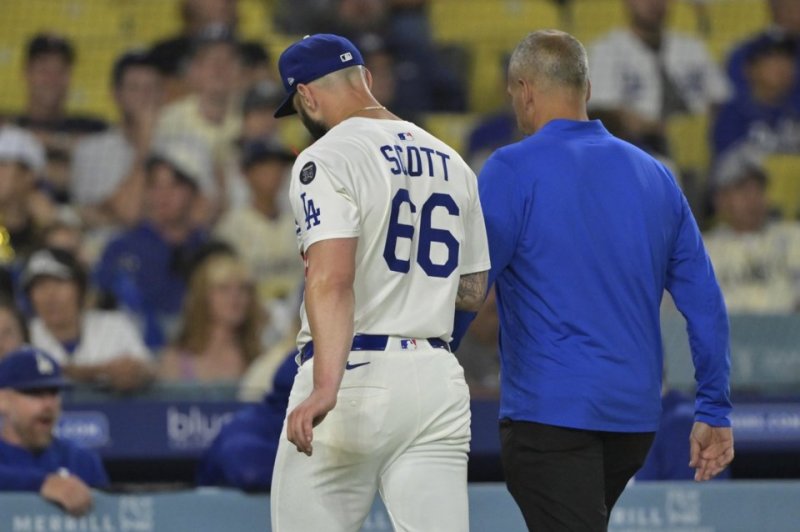 Dodgers’ Tanner Scott to undergo MRI after forearm ‘sting’