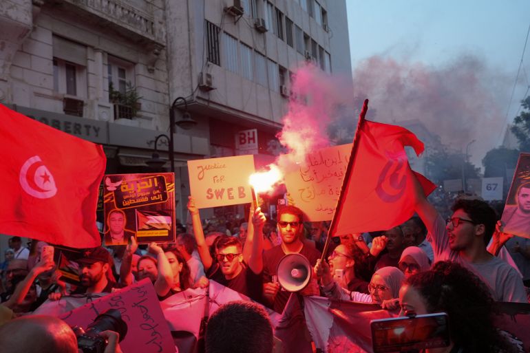 Tunisia an ‘open-air prison,’ say protesters on fourth anniversary of Saied’s power grab