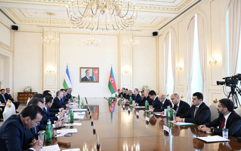 Second meeting of Azerbaijan-Uzbekistan Supreme Interstate Council held in Baku