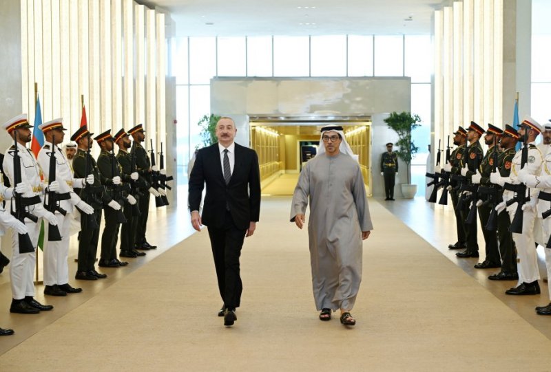 Azerbaijan's president arrives in UAE for working visit