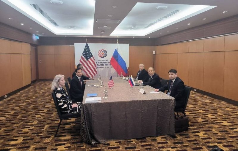 Lavrov, Rubio meet in Kuala Lumpur