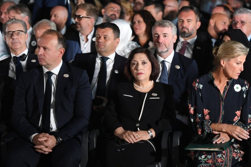 Azerbaijani parliament speaker attends Srebrenica memorial ceremony