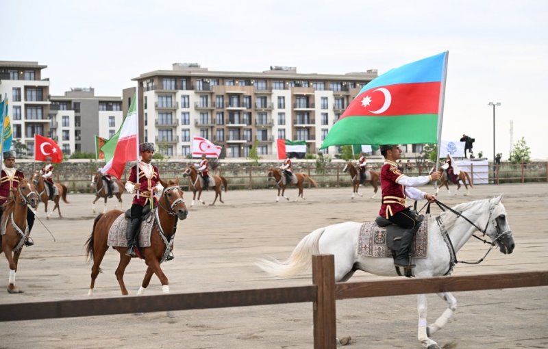 News about - ECO summit participants watch “Victory” show of Karabakh horses at Aghdam’s “Imarat” Complex