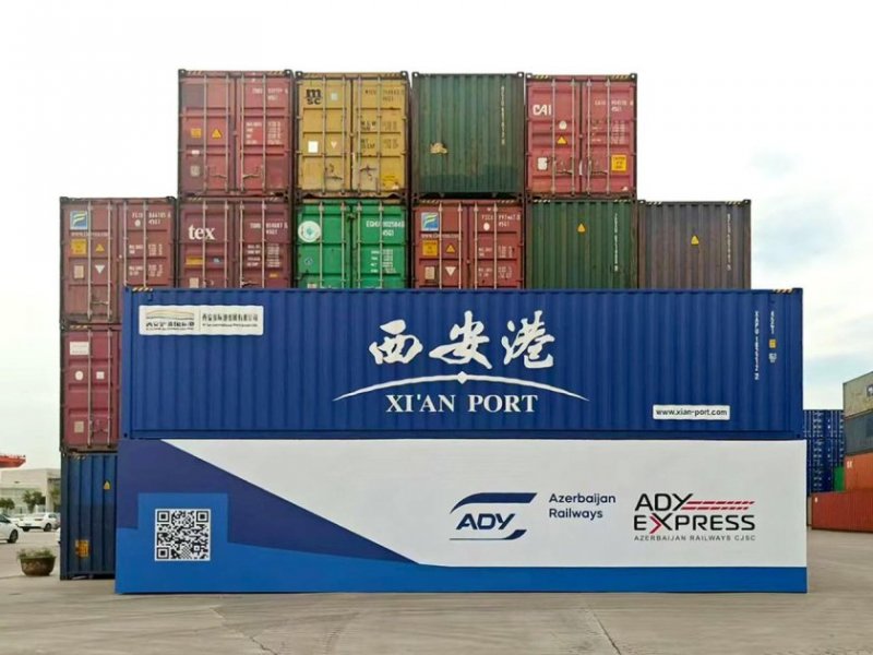 News about - Azerbaijan Railways appoints representative, opens container yard at China's Xi'an Port