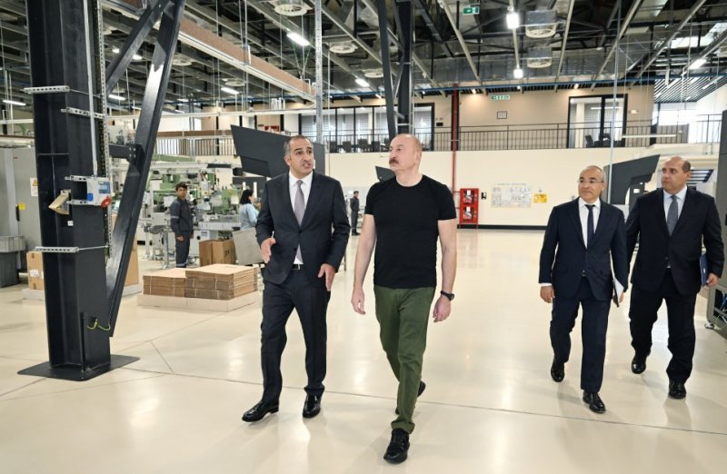 News about - Azerbaijan's president attends opening of tobacco products manufacturing facility at Aghdam Industrial Park