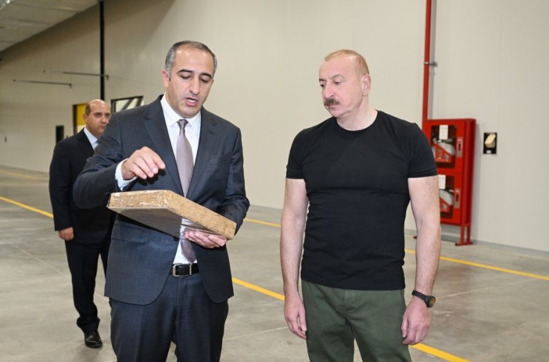 News about - Azerbaijan's president attends opening of tobacco products manufacturing facility at Aghdam Industrial Park
