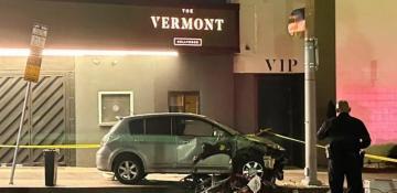 Car ploughs into crowd outside LA nightclub, injuring 30 