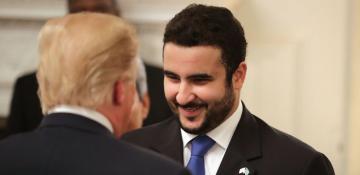 Saudi defense minister holds secret talks with Donald Trump at the White House