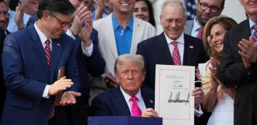 Trump signs controversial Spending Bill during July 4th celebrations at White House