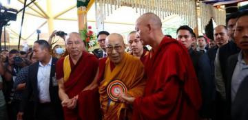 Thousands turn out to mark the Dalai Lama's 90 birthday 