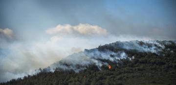 Massive forest fire engulfs southern France