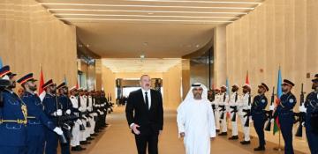 President Aliyev concludes his visit to UAE