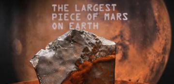 Largest piece of Mars on Earth up for auction at Sotheby’s in New York