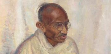 Mahatma Gandhi's rare oil portrait sold for more than $200,000