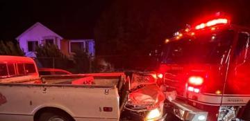 Manhunt underway for suspect who stole fire engine, crashed into 16 cars in Washington