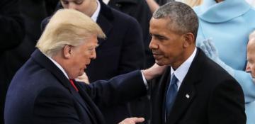 Obama rebukes Trump’s ‘outrageous’ treason claims