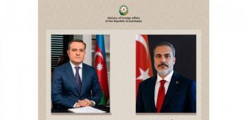 Azerbaijani FM updates Turkish counterpart on Azerbaijan-Armenia normalization talks 