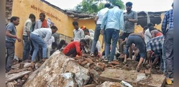 School roof collapse in Rajasthan kills 4 children, dozens feared trapped