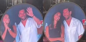 Lionel Messi and Wife Antonela Roccuzzo caught on kiss cam at Coldplay Miami concert