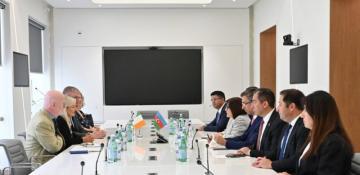 Azerbaijan Parliament Speaker meets counterparts in Geneva 
