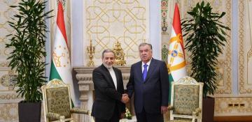 Iran’s Foreign Minister Araghchi meets Tajik President Rahmon in Dushanbe