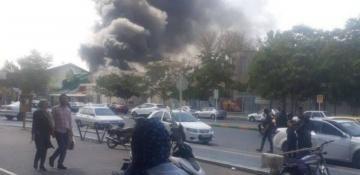 Fire breaks out near Qaem Hospital in Mashhad –  VIDEO 