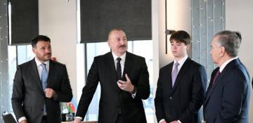 Presidents of Azerbaijan, Uzbekistan visit Sea Breeze Resort