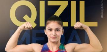 Another Azerbaijani female wrestler crowned European champion