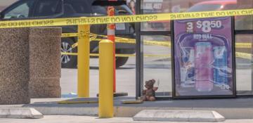 Teddy bear reportedly wrapped in material resembling human skin found