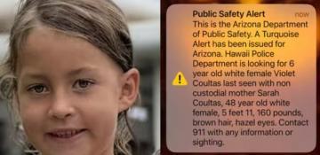 Arizona issues first Turquoise Alert for missing Hawaii girl last seen at Phoenix Airport
