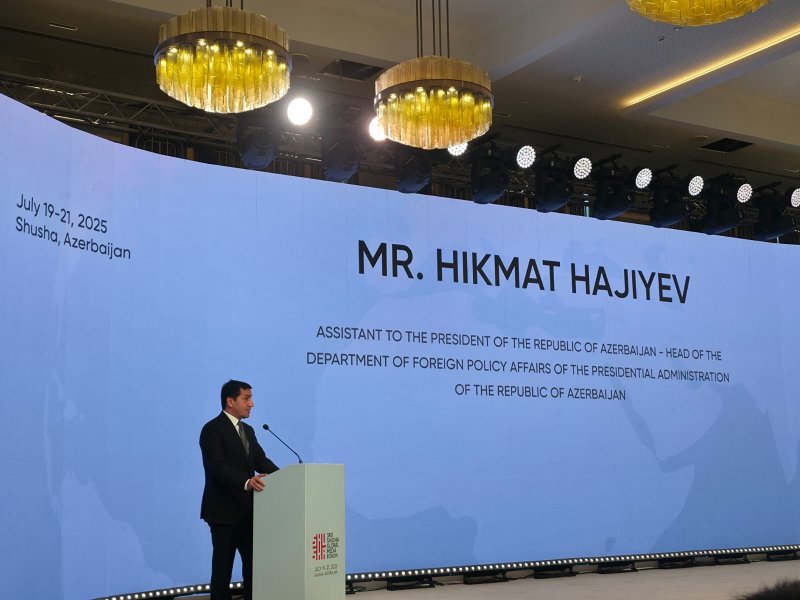 News about - Shusha Media Forum allows us to cover life in the liberated territories: Hikmet Hajiyev