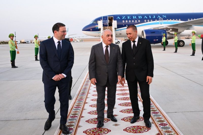 Prime Minister Ali Asadov visits Turkmenistan for talks
