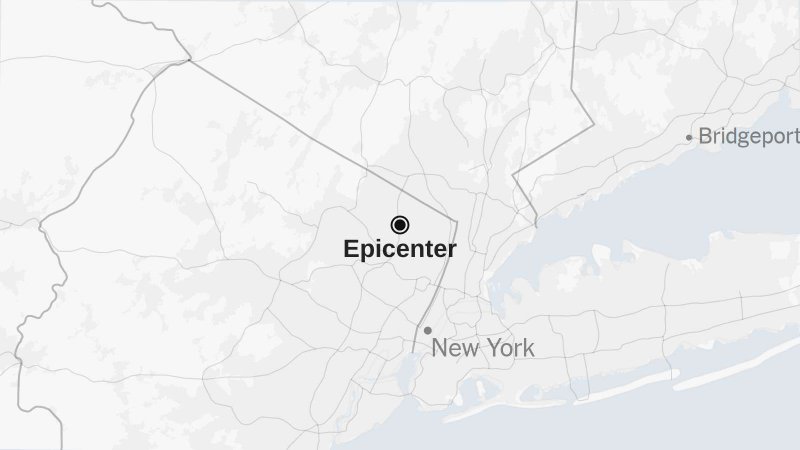 2.7-magnitude earthquake strikes New Jersey near Hillsdale