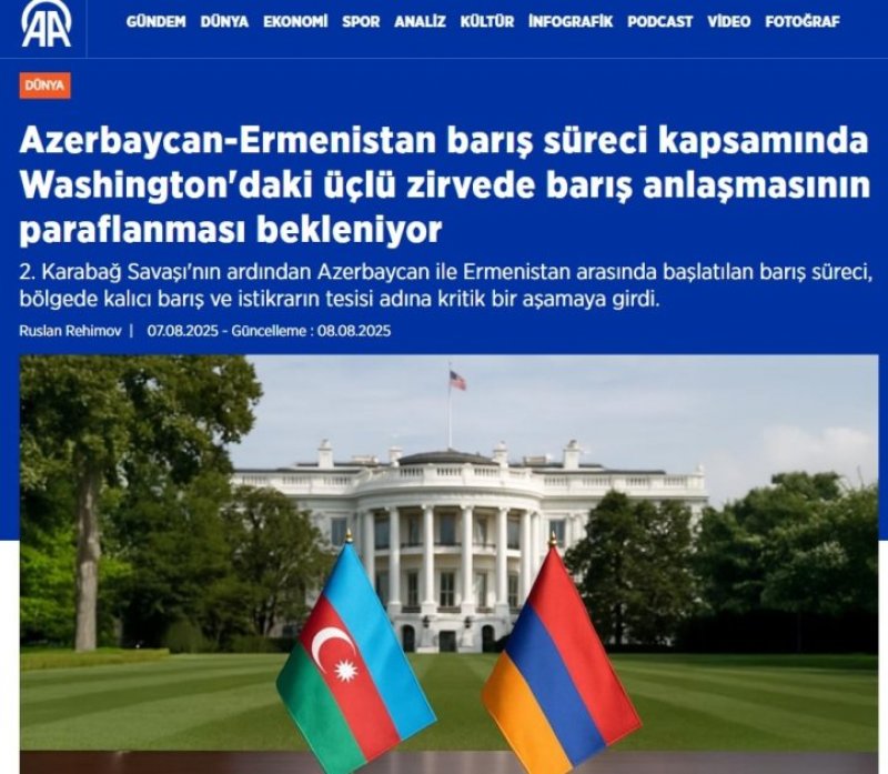 News about - Turkish media covers Azerbaijani President's Washington visit