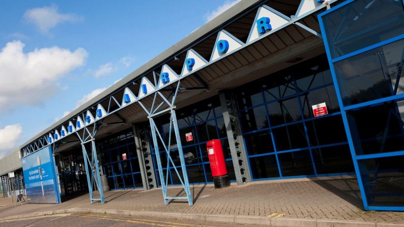 Norwich Airport closed after plane catches fire on runway