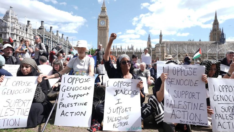 Over 200 arrested at Palestine Action ban protest