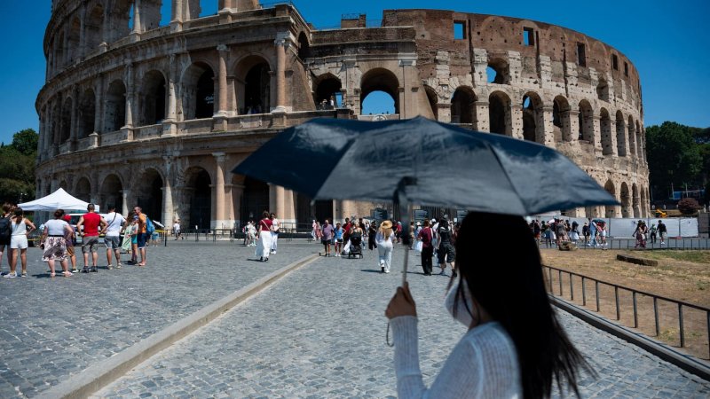 Child dies in Italy as European heatwave breaks records and fuels wildfires