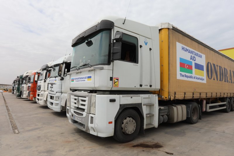 Azerbaijan sends new shipment of electrical equipment as humanitarian aid to Ukraine -  PHOTO 