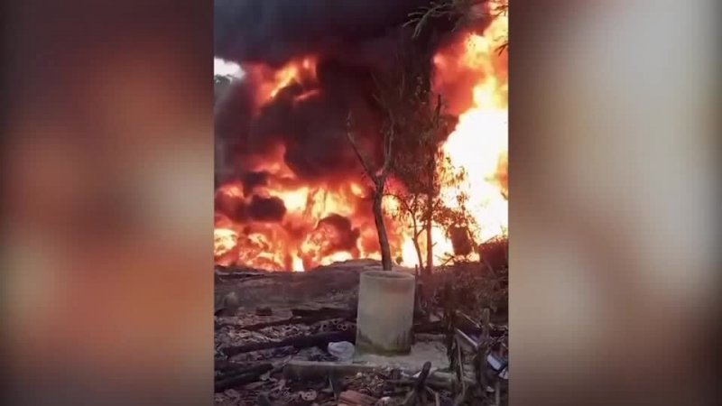 Fire at illegal oil well in Indonesia kills three, triggers mass evacuation